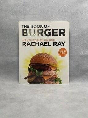 Rachael Ray The Book of Burger Cookbook Ultimate Burger Recipes 324 Pages VG